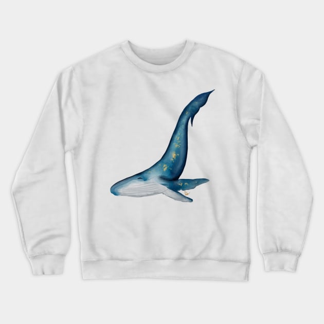 The whale Crewneck Sweatshirt by annalisaamato